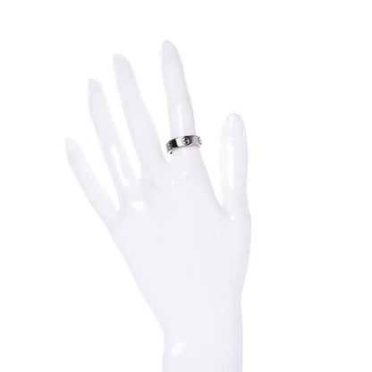 Cartier 18K White Gold 5.5mm LOVE Ring 52 6 2 of 5