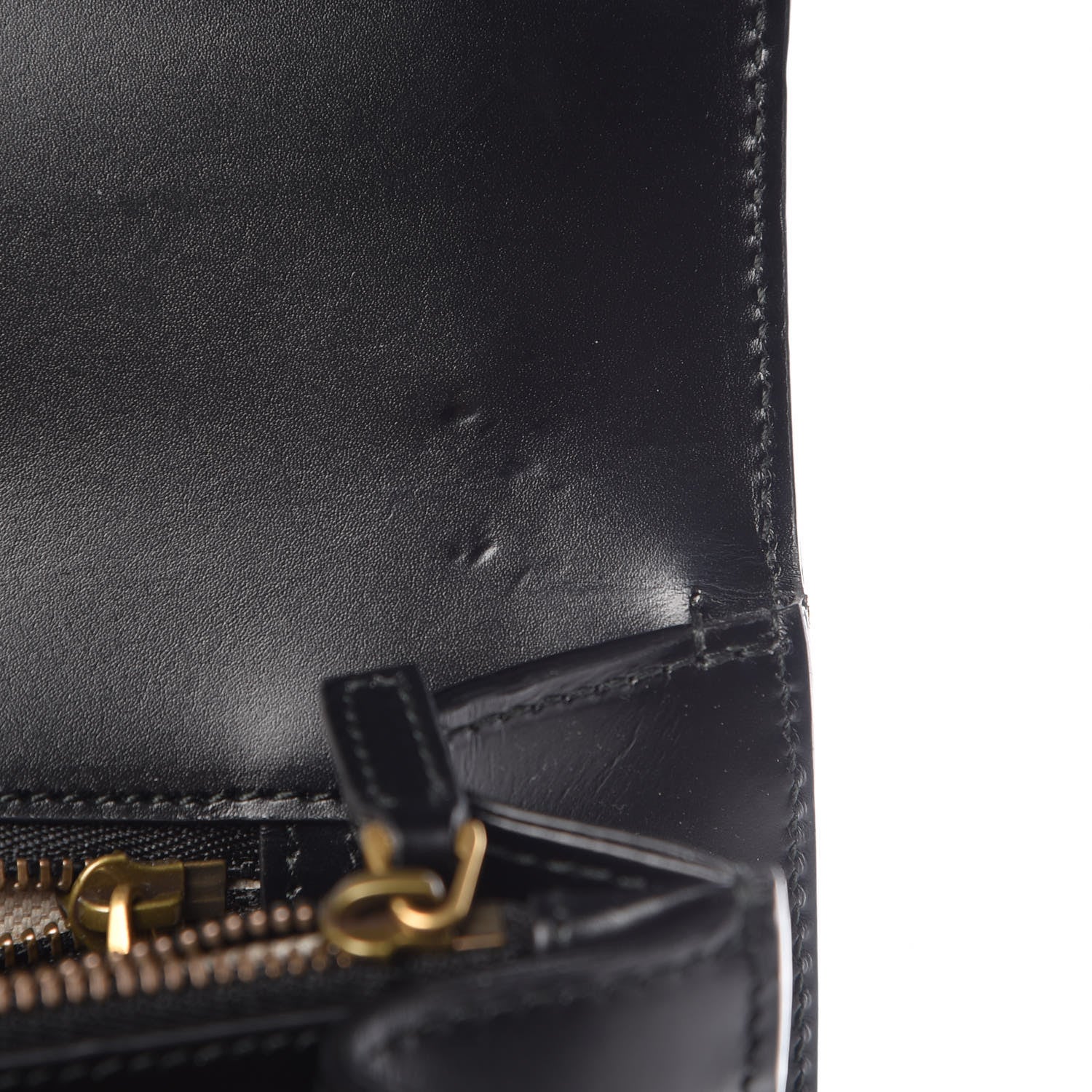 Gucci Calfskin Web Heart Medium GG Marmont Chain Handle Bag Black 11 of 12