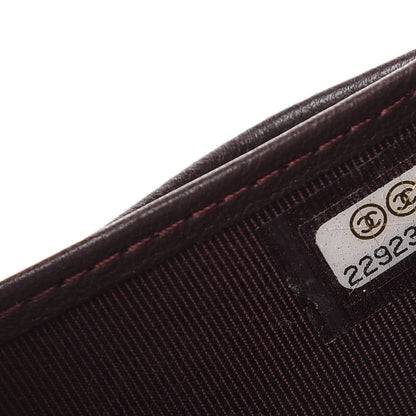 Chanel Lambskin Quilted Compact Flap Wallet Black 7 of 8