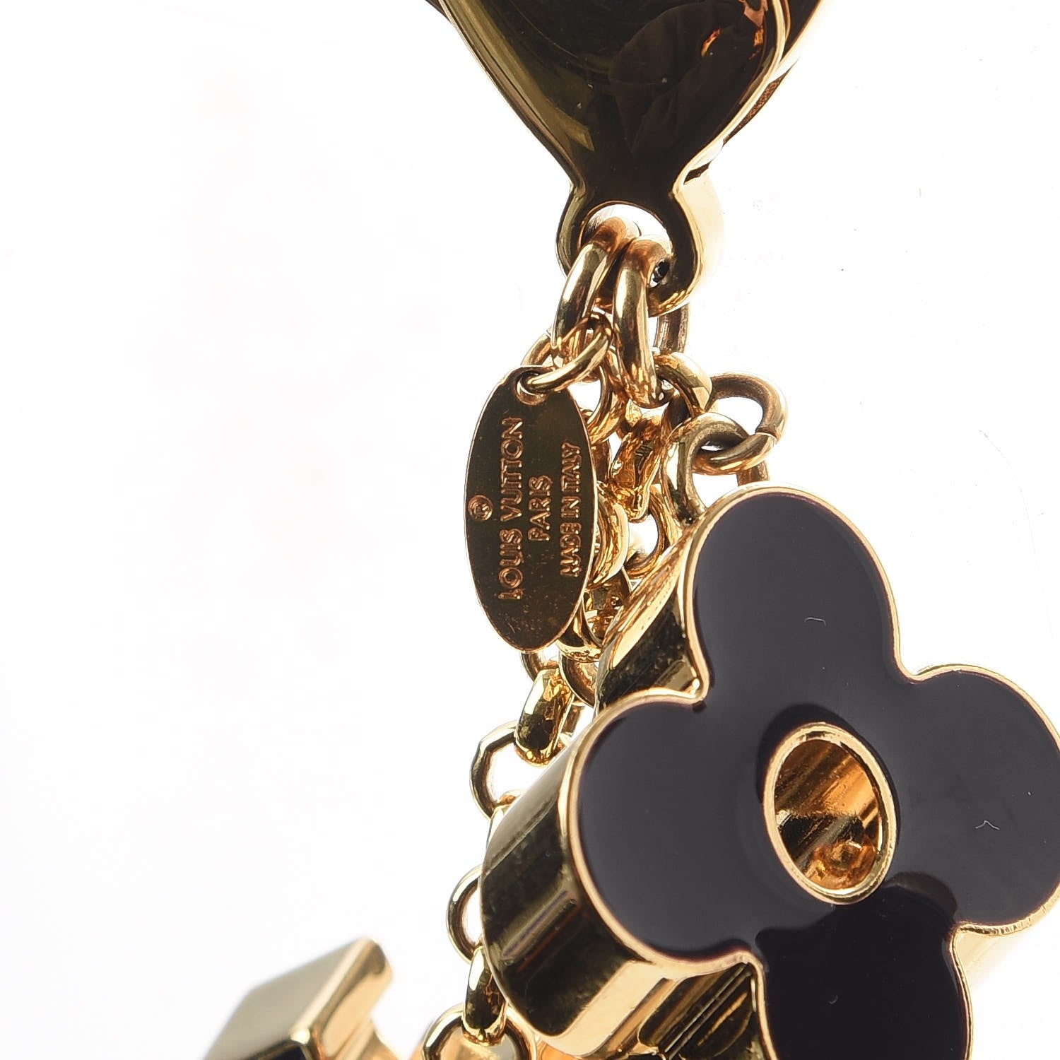 Louis Vuitton Fleur De Monogram Bag Charm Dore 4 of 6