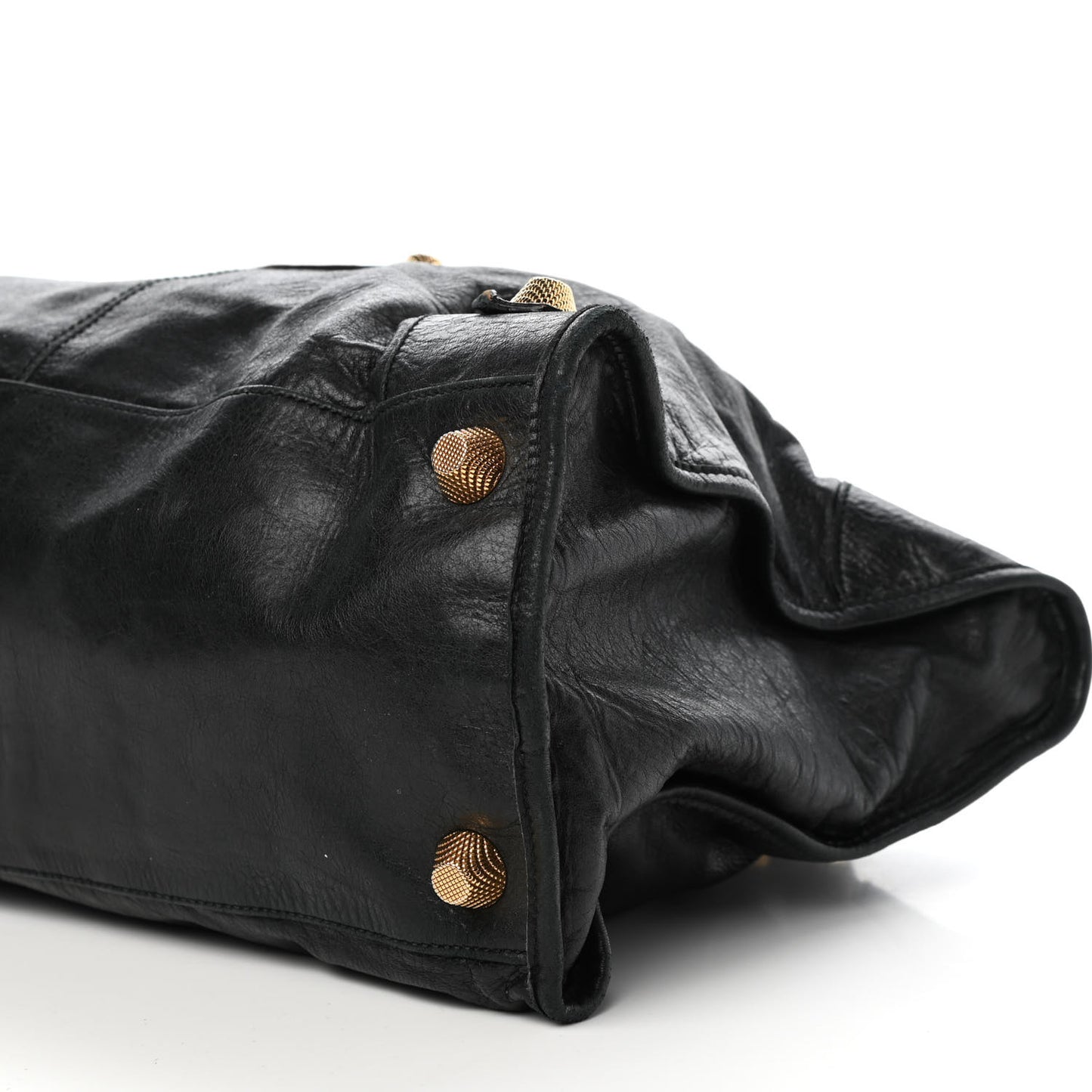Agneau Giant 21 Gold Hardware Work Black