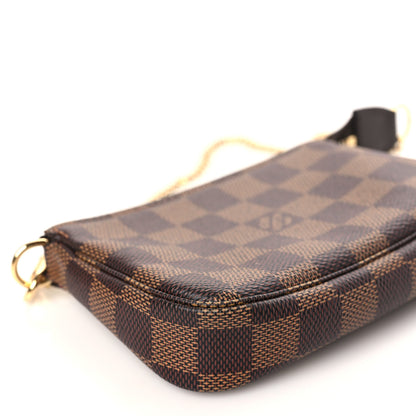 Louis Vuitton Damier Ebene Mini Pochette Accessories 7 of 9