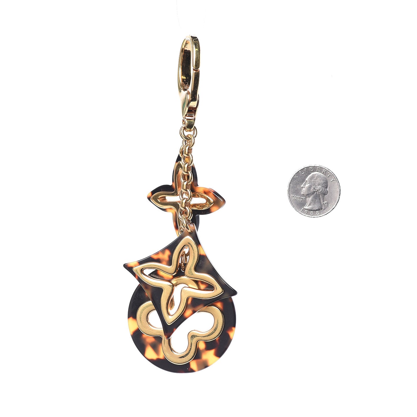Insolence Bag Charm Ecaille