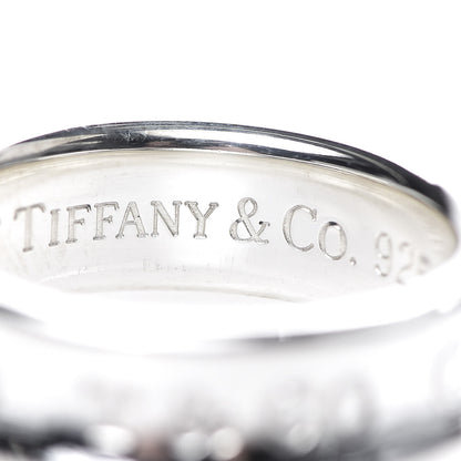 Tiffany Sterling Silver 1837 Band Ring 59 8.75 5 of 6