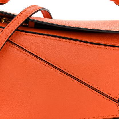 Loewe Calfskin Mini Puzzle Bag Orange 8 of 12