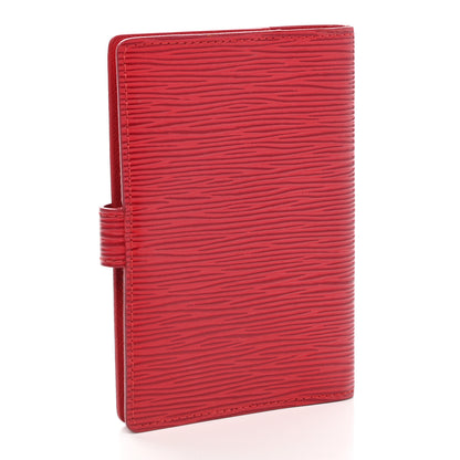 Louis Vuitton Epi Small Ring Agenda Cover Red 3 of 9