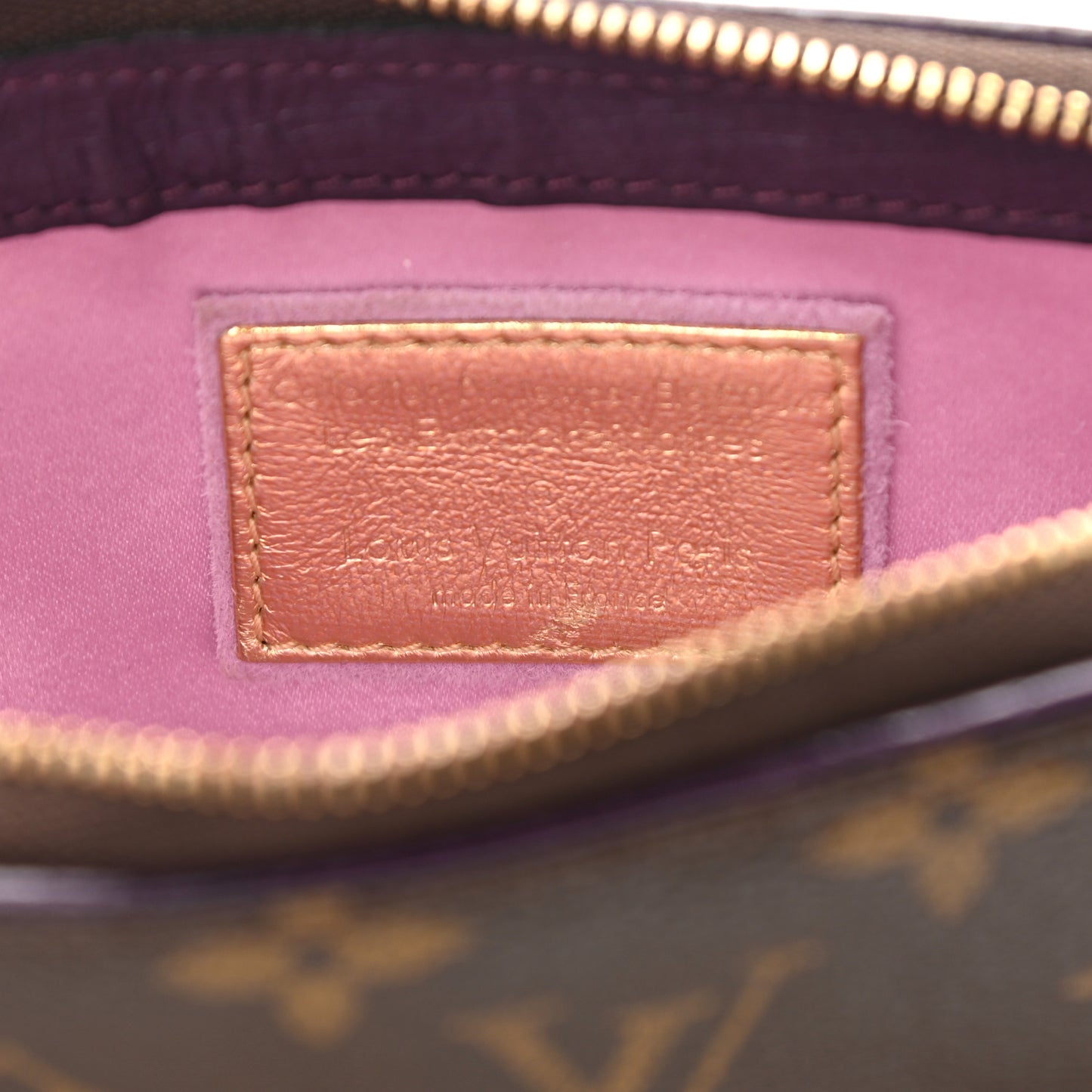 Monogram Suede Ostrich Les Extraordinaires Pochette