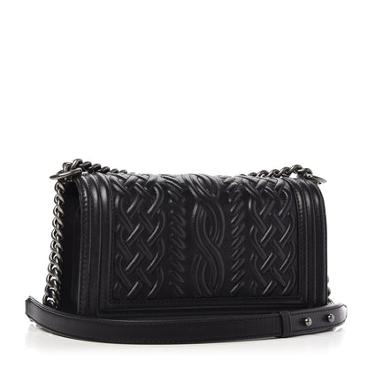Chanel Lambskin Medium Celtic Boy Flap Black 3 of 9