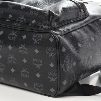 MCM Visetos Medium Sprinkle Stud Stark Backpack Black 7 of 8