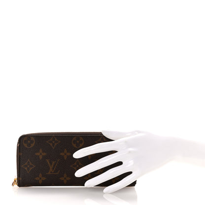 Louis Vuitton Monogram Clemence Wallet Rose Ballerine 2 of 7