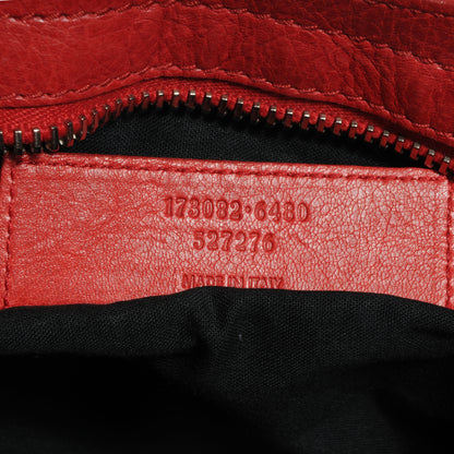 Balenciaga Agneau Giant 21 Silver Hardware Part Time Coquelicot 7 of 9