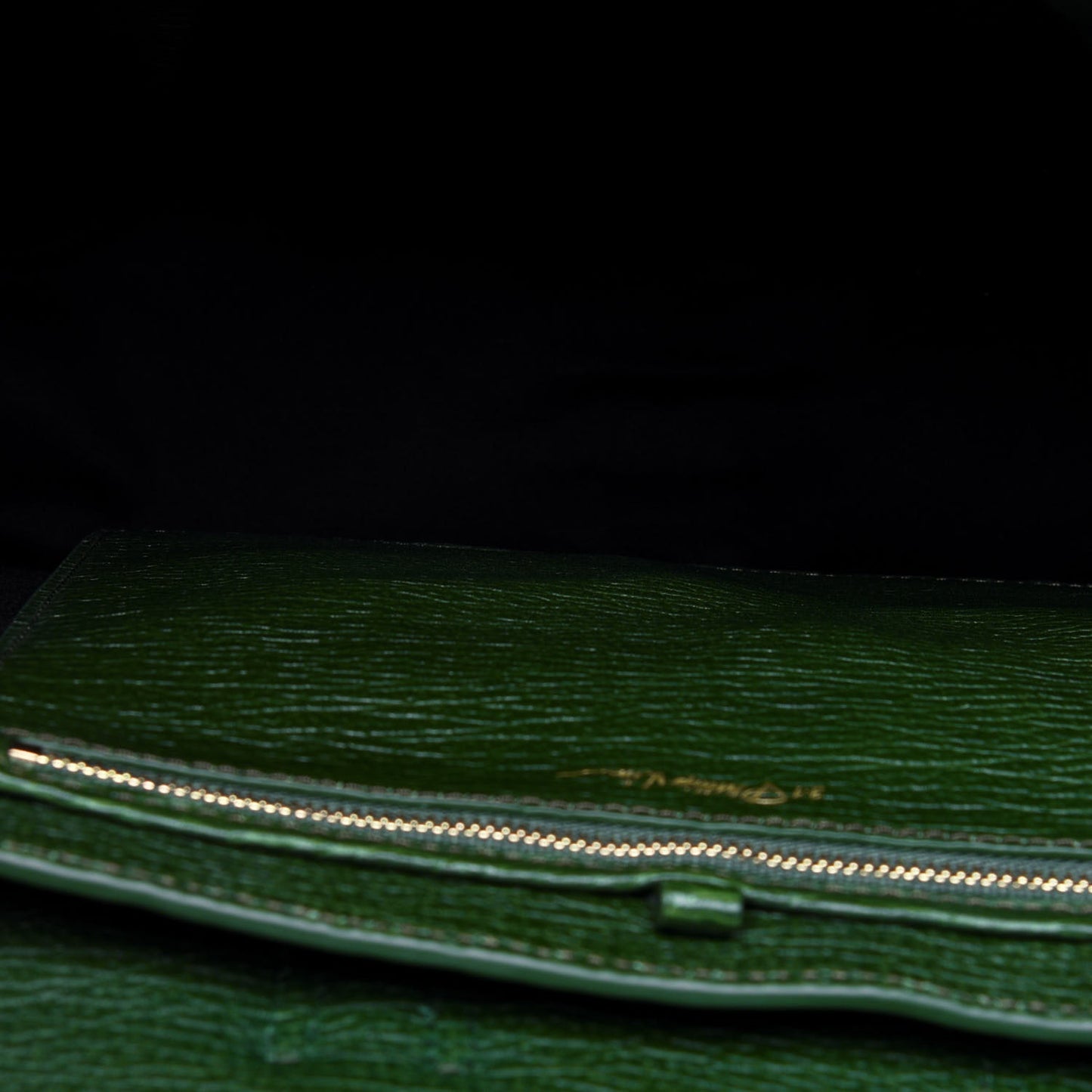 Textured Calfskin Pashli Backpack Jade