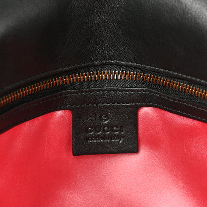 Gucci Velvet Matelasse Medium GG Marmont Shoulder Bag Black 6 of 10
