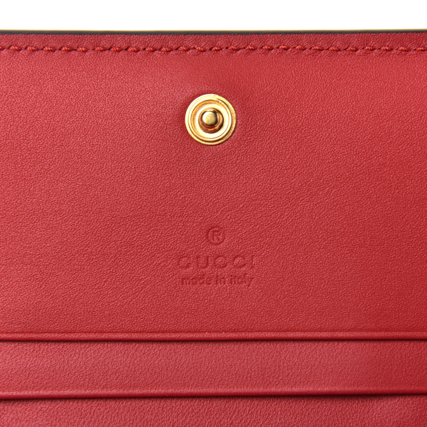 Gucci Soft GG Supreme Monogram Mystic Cat Card Case Wallet 6 of 8