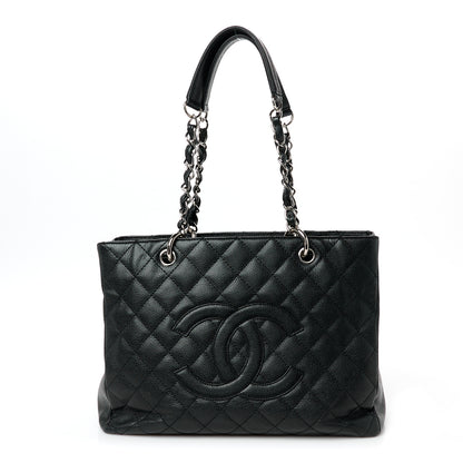 Chanel Caviar Quilted Grand Shopping Tote GST Black 1 of 11
