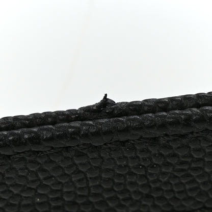 Chanel Caviar Quilted CC North South Filigree Vanity Case Black 13 of 13
