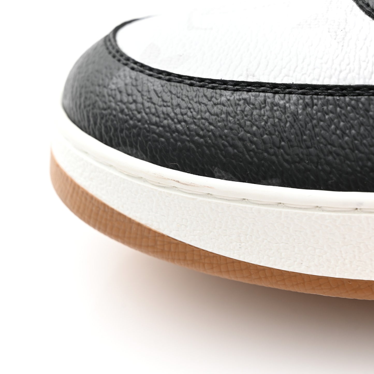 Calfskin Monogram Mens Rivoli High Top Sneakers 9 Black