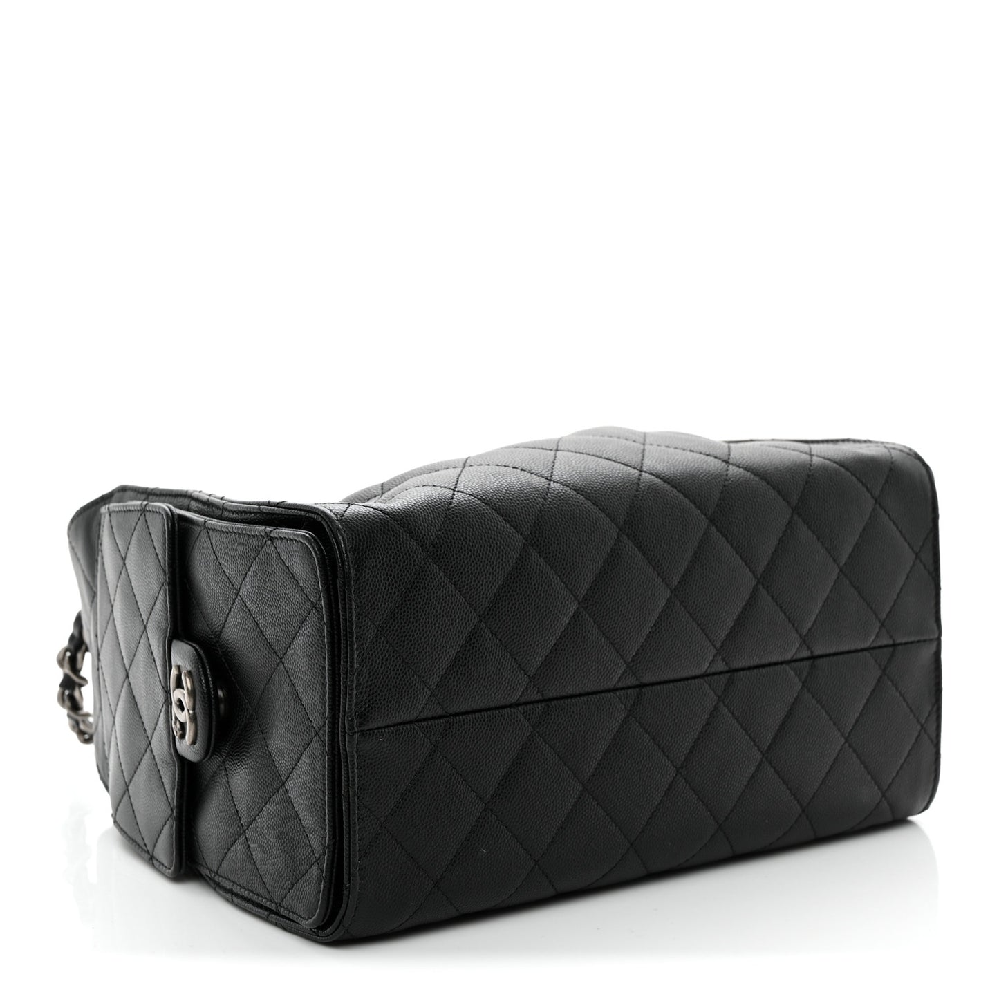 Caviar Quilted Small Chanel 25 Handbag Black