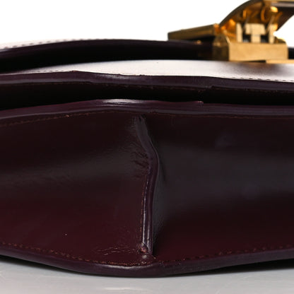 Celine Box Calfskin Teen Classic Box Flap Bag Burgundy 10 of 11