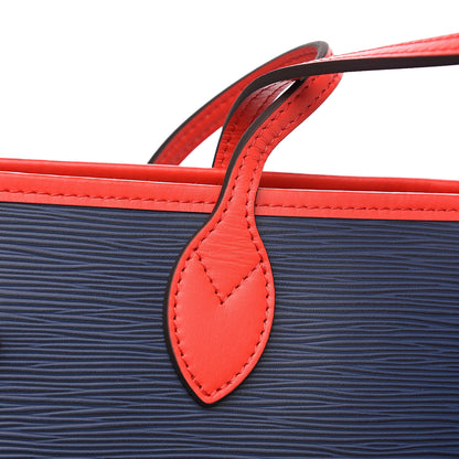 Louis Vuitton Epi Neverfull MM Indigo Coquelicot 8 of 8
