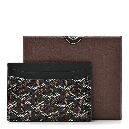 Goyard Goyardine Saint Sulpice Card Holder Black 8 of 8