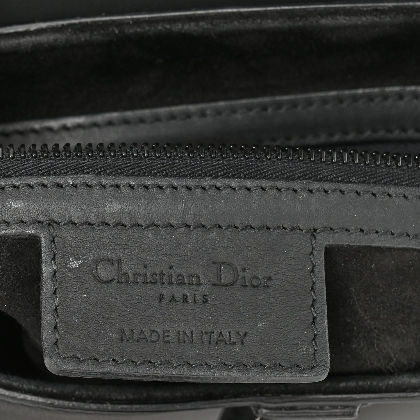 Ultra Matte Calfskin Saddle Bag Black