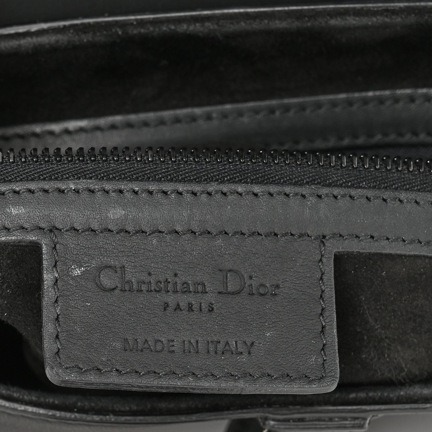 Christian Dior Ultra Matte Calfskin Saddle Bag Black 5 of 10
