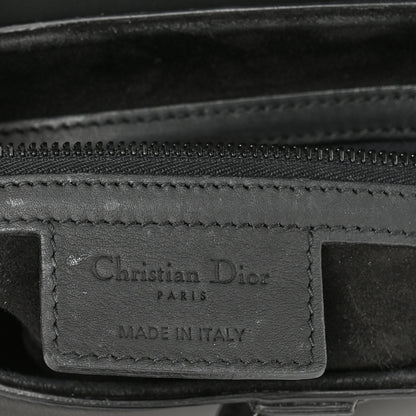 Christian Dior Ultra Matte Calfskin Saddle Bag Black 5 of 10