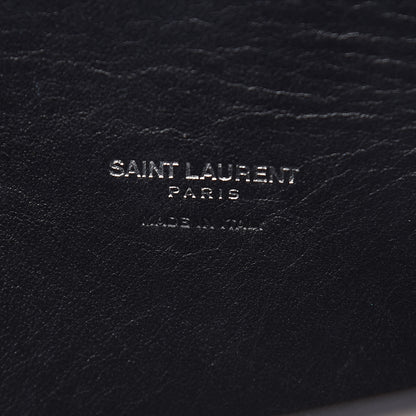 Saint Laurent Grained Calfskin Small Sac De Jour Dove Porcellana Black 6 of 11