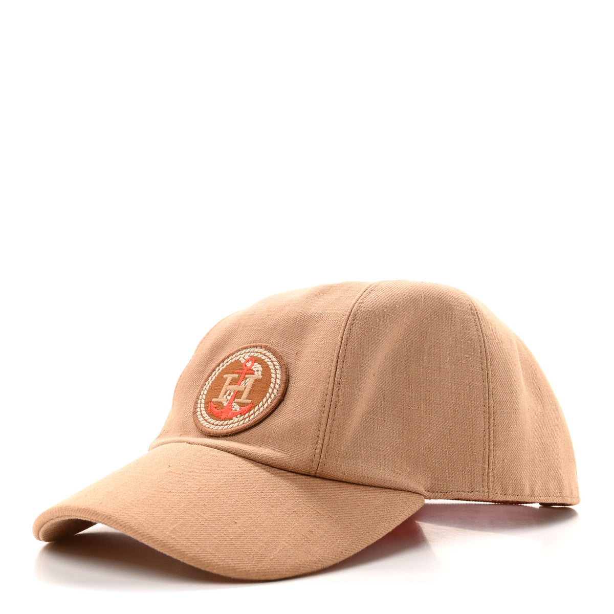 Hermes Linen Max H Ancre Cap 57 Beige Mastic 1 of 8