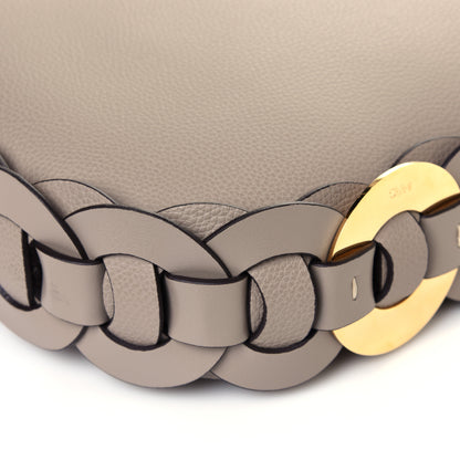 Chloe Small Grain Smooth Calfskin Medium Darryl Hobo Motty Grey 8 of 13