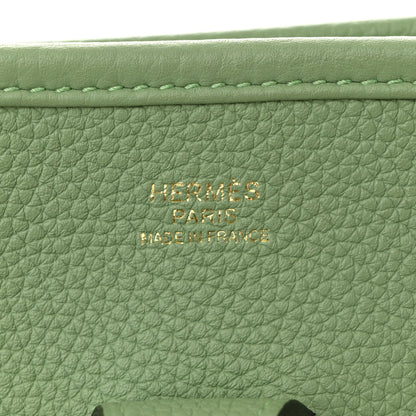 Hermes Taurillon Maurice Evelyne III PM Vert Criquet 6 of 10