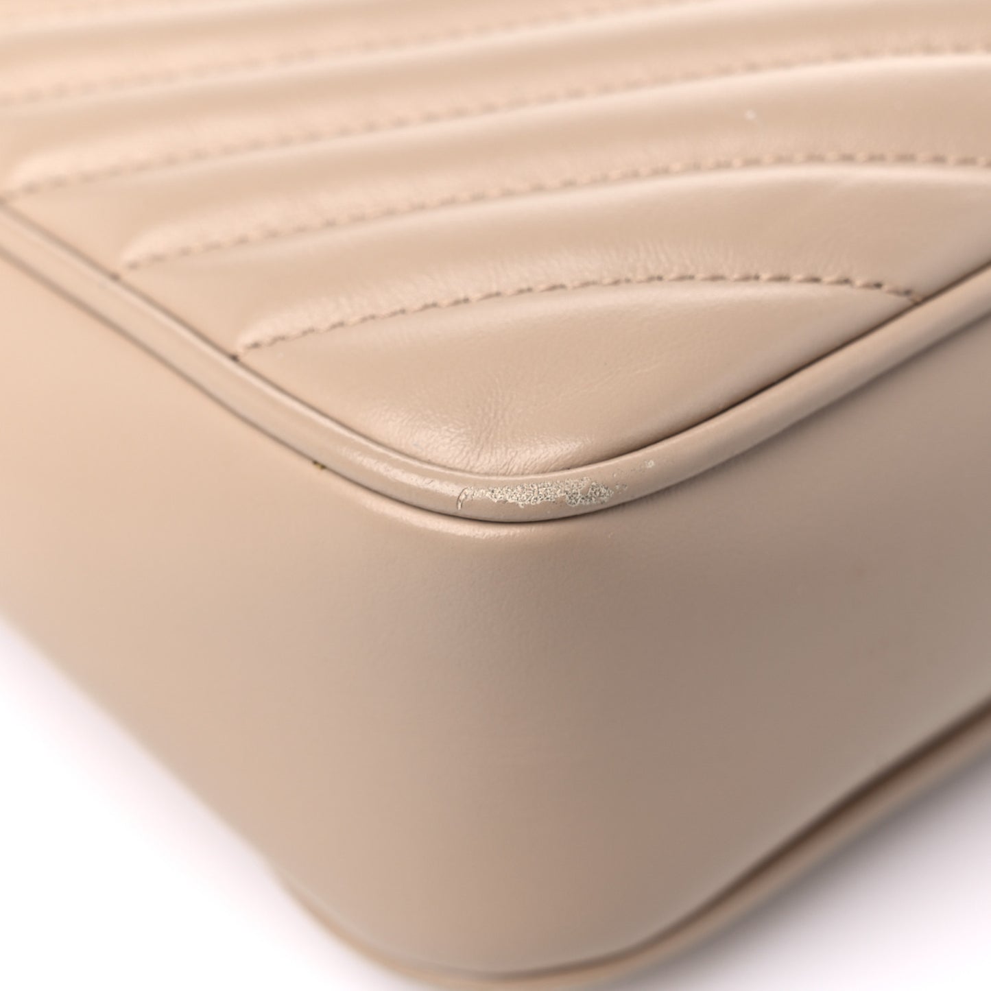 Calfskin Matelasse Monogram Lou Camera Bag Dark Beige