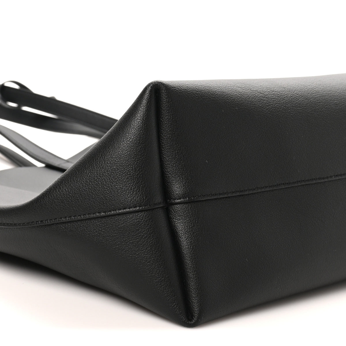 Saint Laurent Calfskin Large Shopping Tote Black 10 of 11