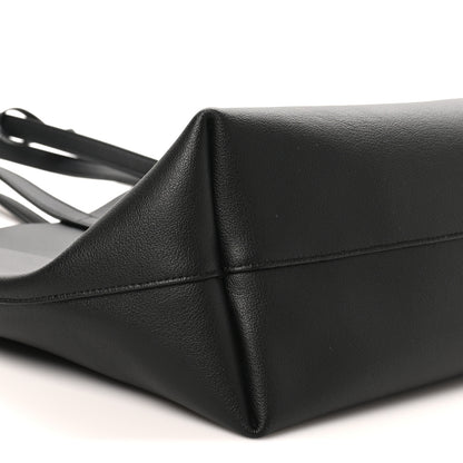 Saint Laurent Calfskin Large Shopping Tote Black 10 of 11