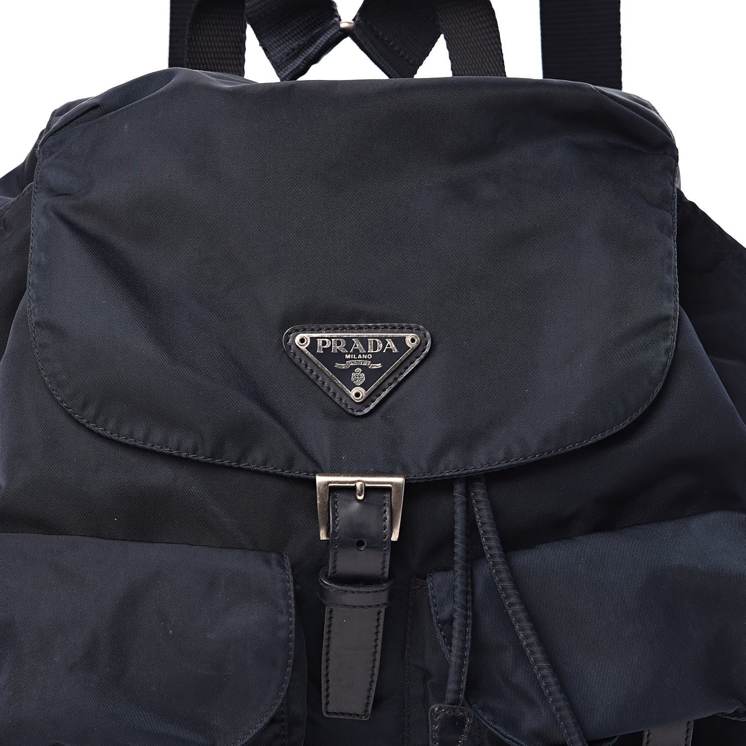 Prada Nylon Vela Medium Backpack Bluette 9 of 11