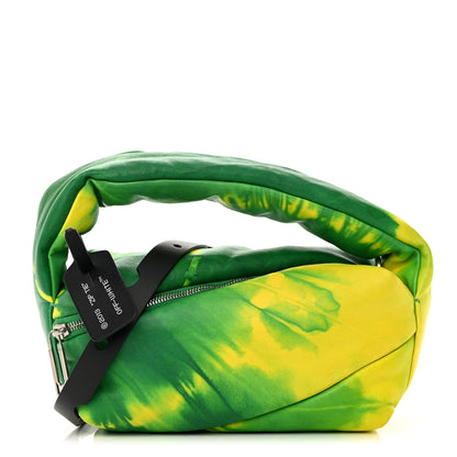 Off-White Padded Calfskin Tie-Dyed Pump 24 Tote Green Multicolor 1 of 12