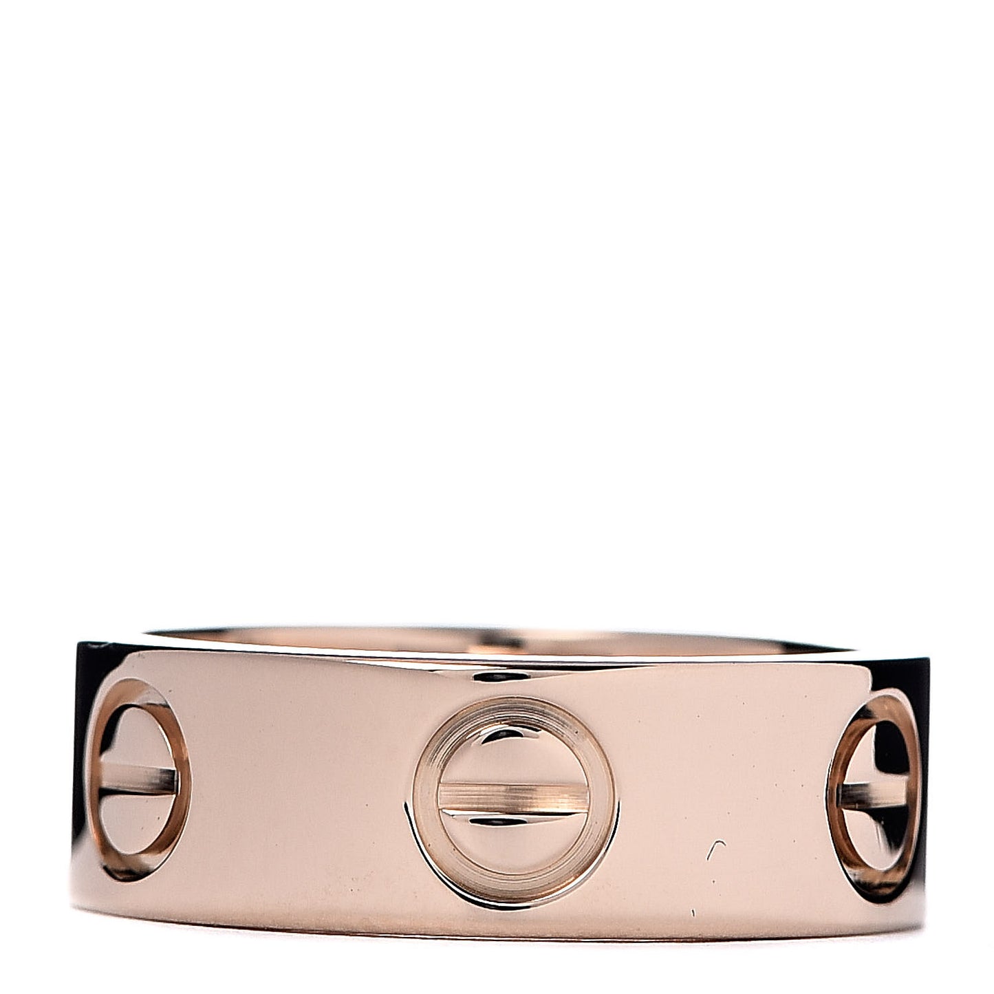 18K Pink Gold 5.5mm LOVE Ring 46 3.75