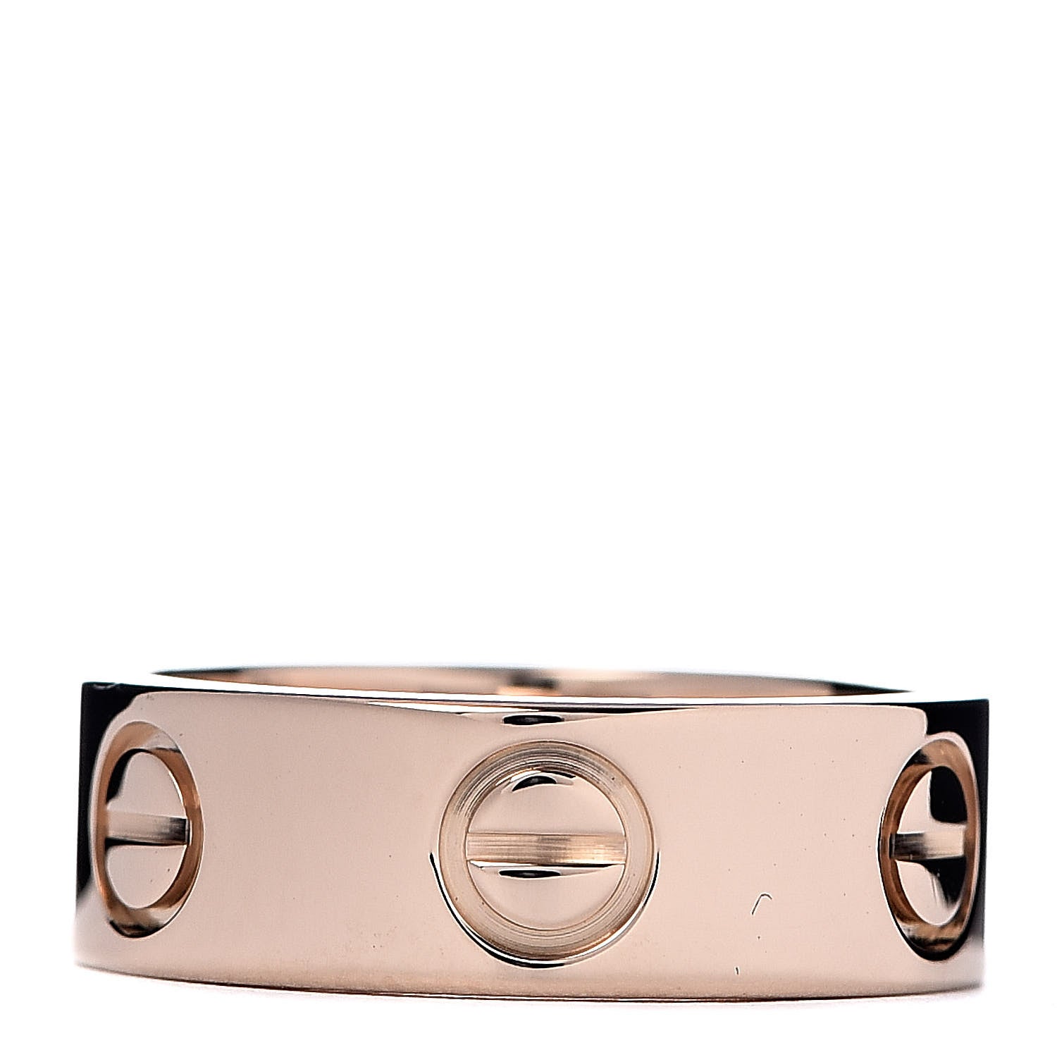 Cartier 18K Pink Gold 5.5mm LOVE Ring 46 3.75 1 of 5