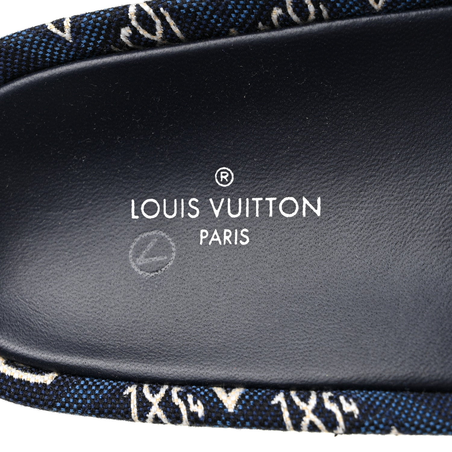 Louis Vuitton Jacquard Since 1854 Lock It Flat Mule 36 8 of 9