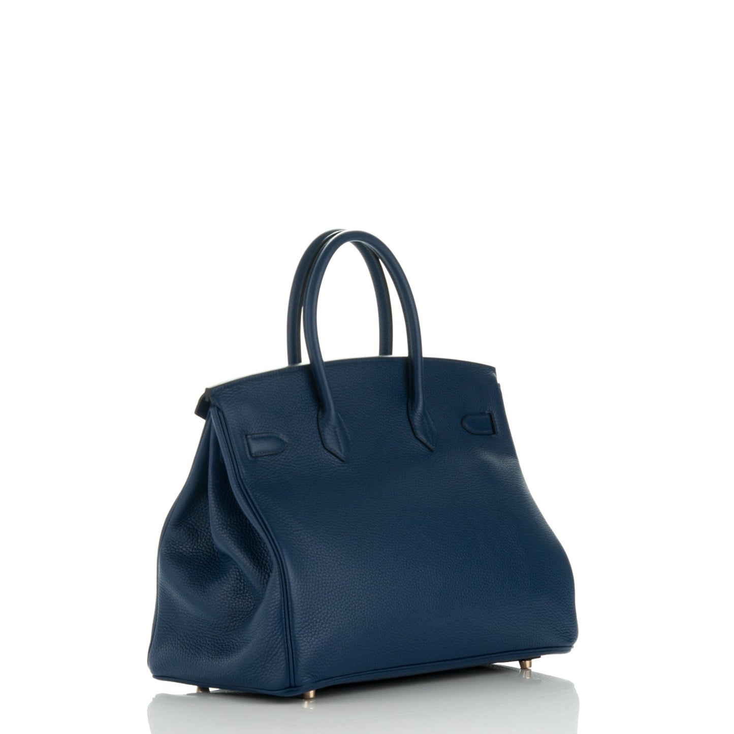 Taurillon Clemence Birkin 35 Bleu Saphir