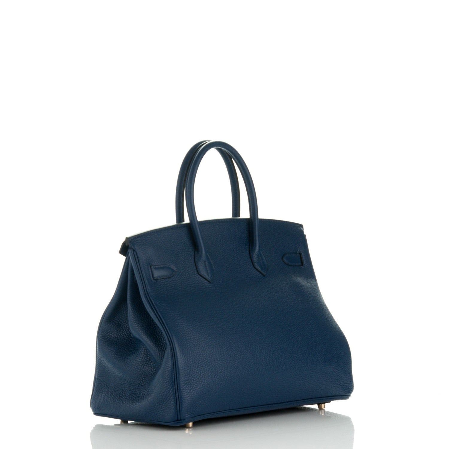 Hermes Taurillon Clemence Birkin 35 Bleu Saphir 3 of 24
