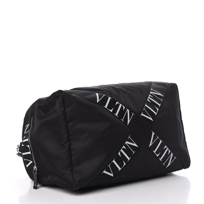 Valentino Garavani Nylon Ribbon VLTN Duffle Bag Black 4 of 12