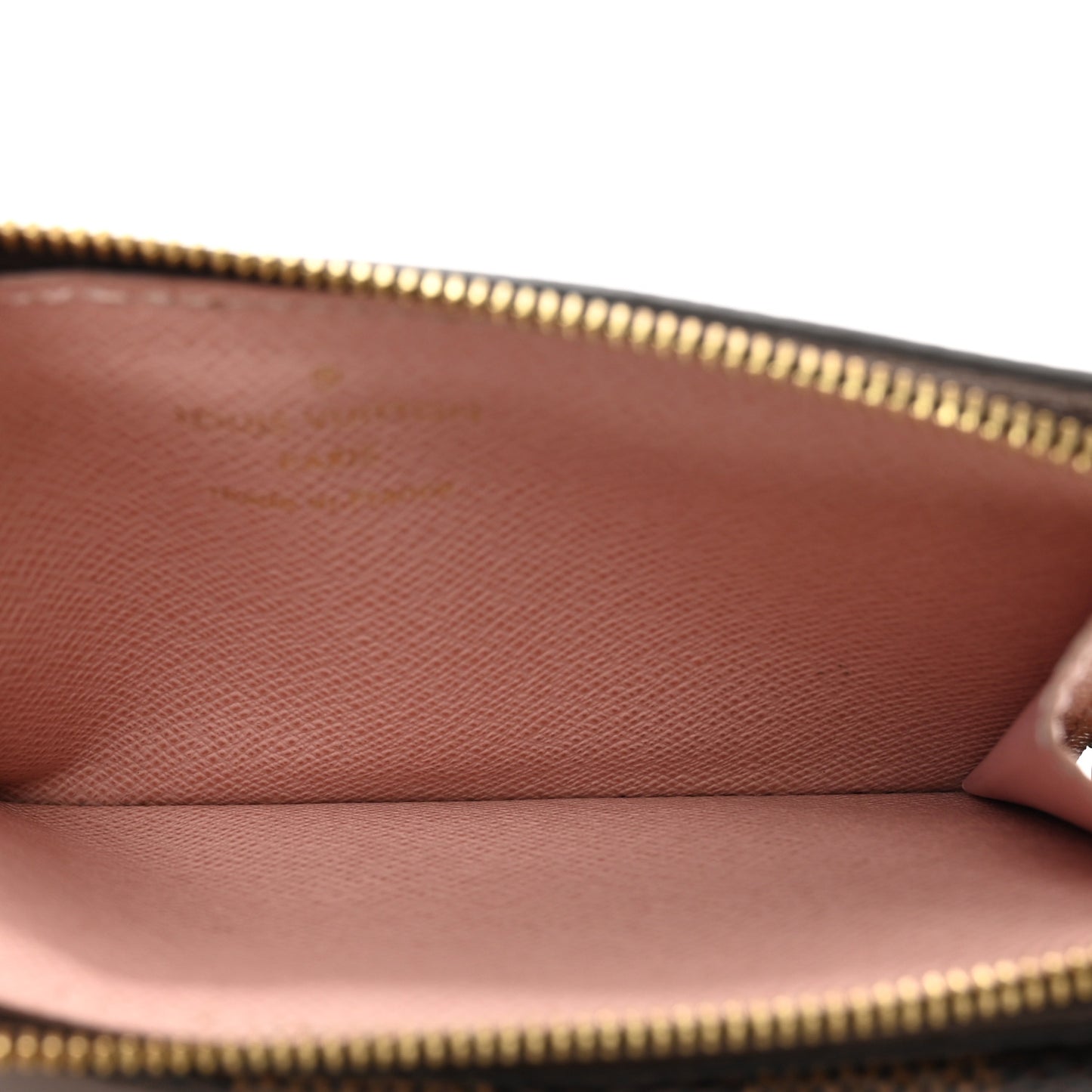 Damier Ebene Recto Verso Card Holder Rose Ballerine