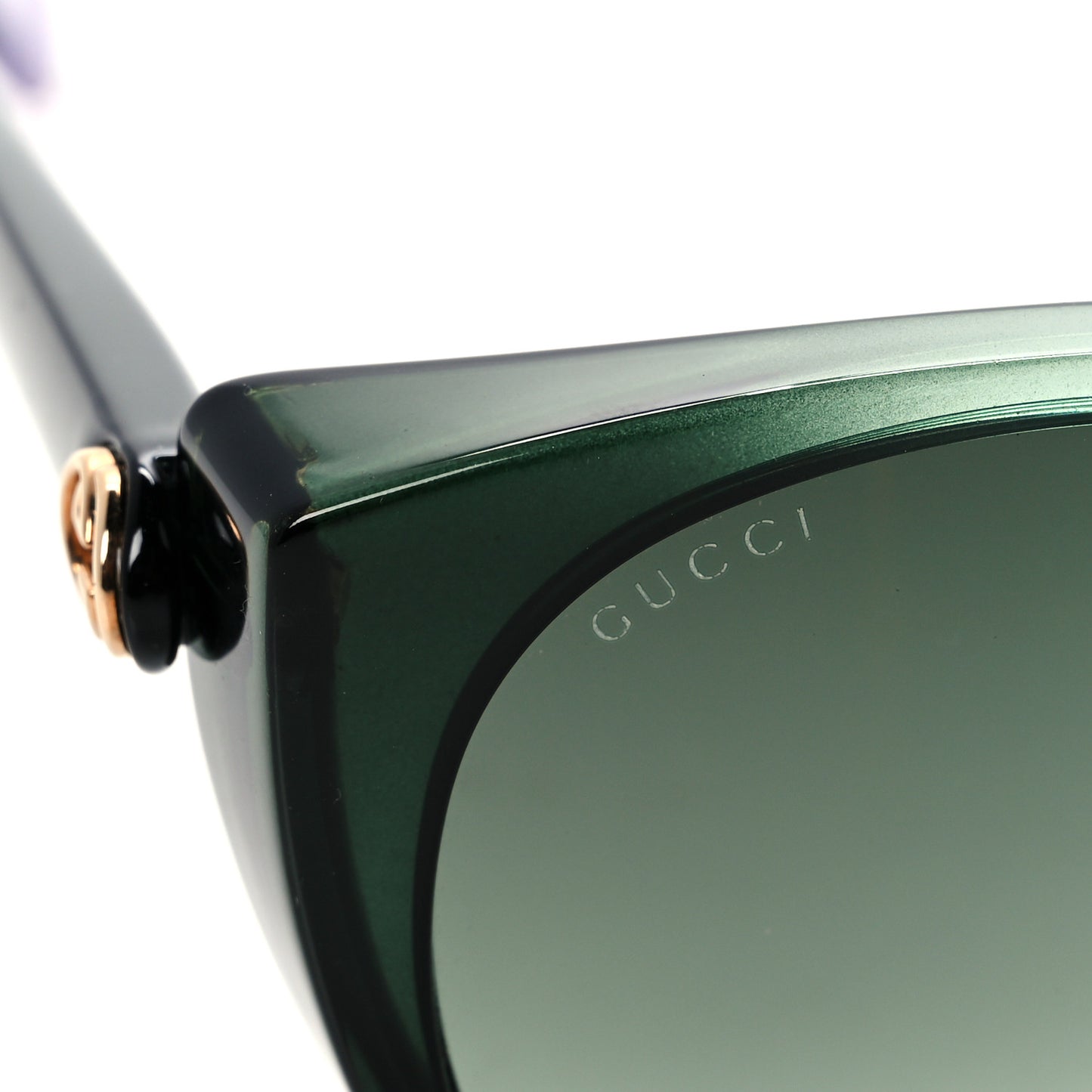 Acetate Cat Eye GG0369S Sunglasses GG Green