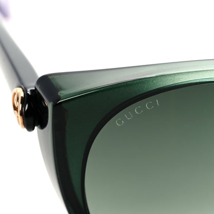 Gucci Acetate Cat Eye GG0369S Sunglasses GG Green 7 of 8