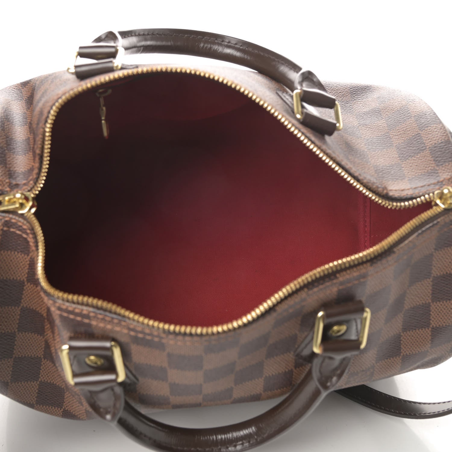 Louis Vuitton Damier Ebene Speedy Bandouliere 30 6 of 11