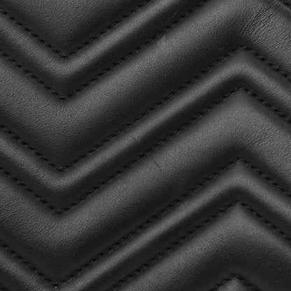 Gucci Calfskin Matelasse Medium GG Marmont Tote Black 12 of 13