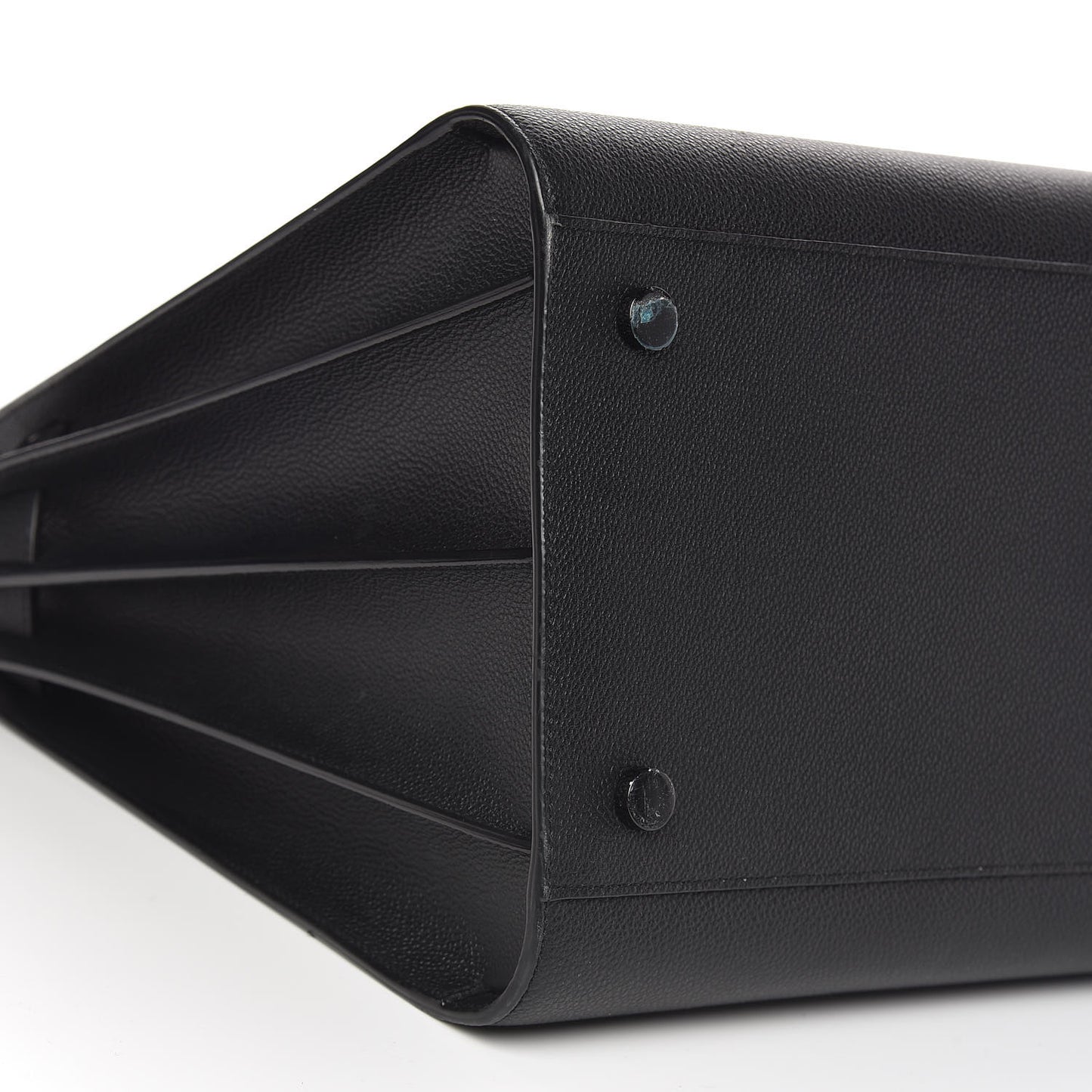 Grained Calfskin Large Sac De Jour Carryall Black