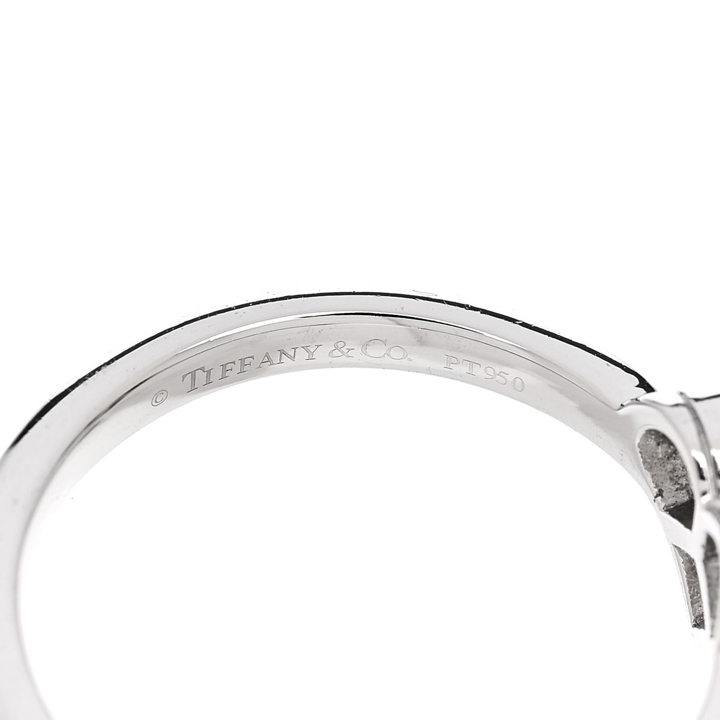 Platinum Diamond Hearts Ring 49 5